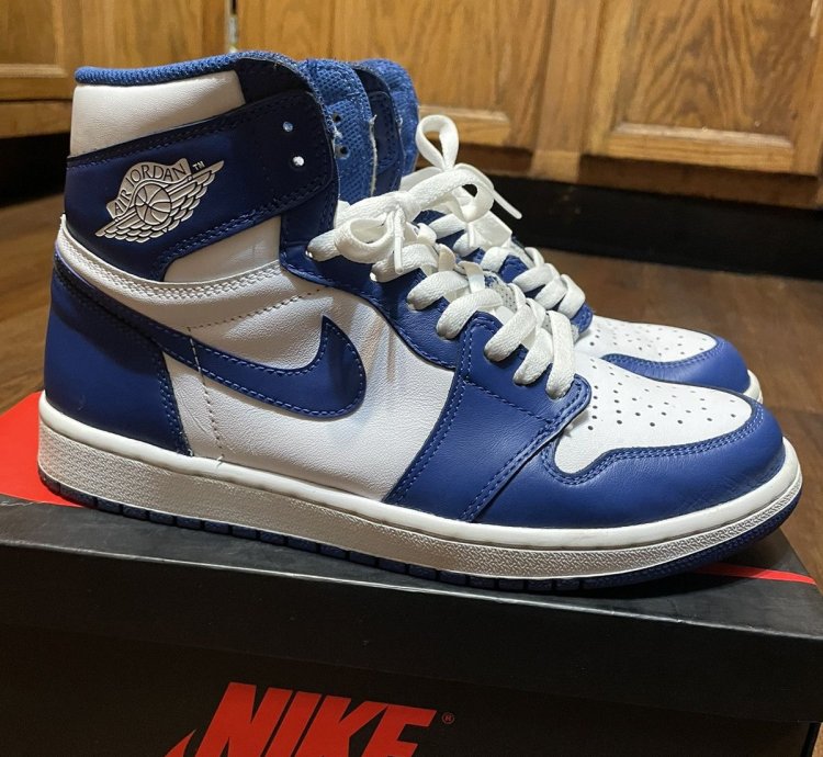 Air Jordan 1 High Og Retro Kentucky Storm Blue 2016