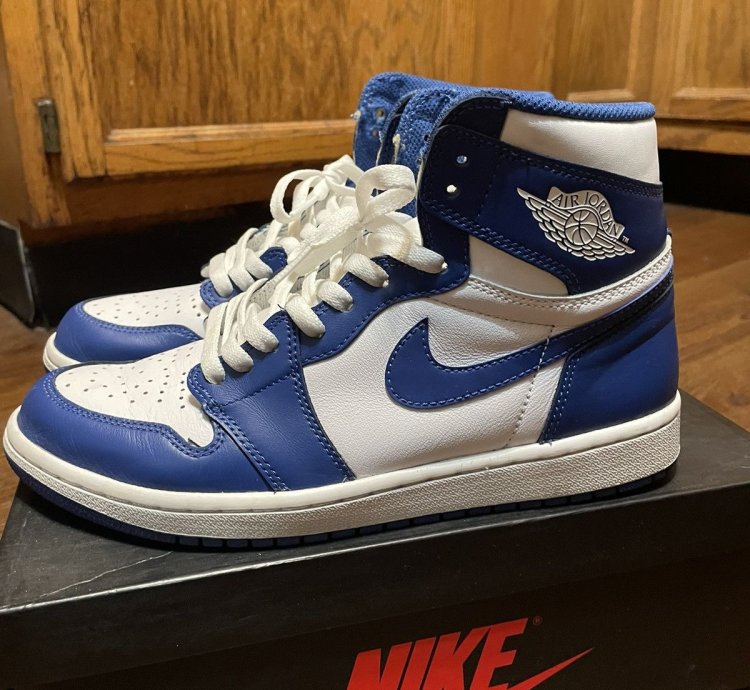 Air Jordan 1 High Og Retro Kentucky Storm Blue 2016
