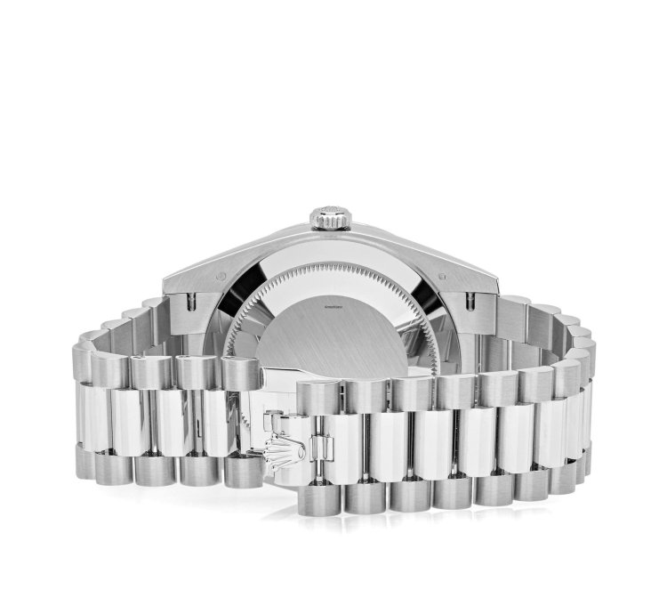 Rolex Day-date 40 228349rbr White Gold Meteorite Dial Diamond Set