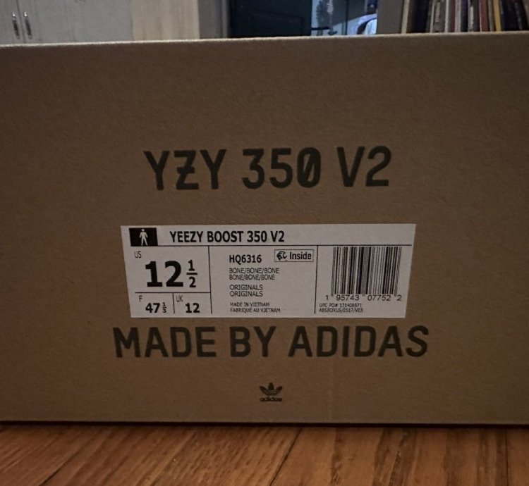 Yeezy 350 V2 Bone 12 5