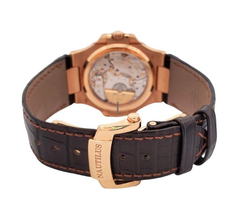 Patek Philippe Nautilus 40mm Rose Gold Watch 5712r-001 Box Papers