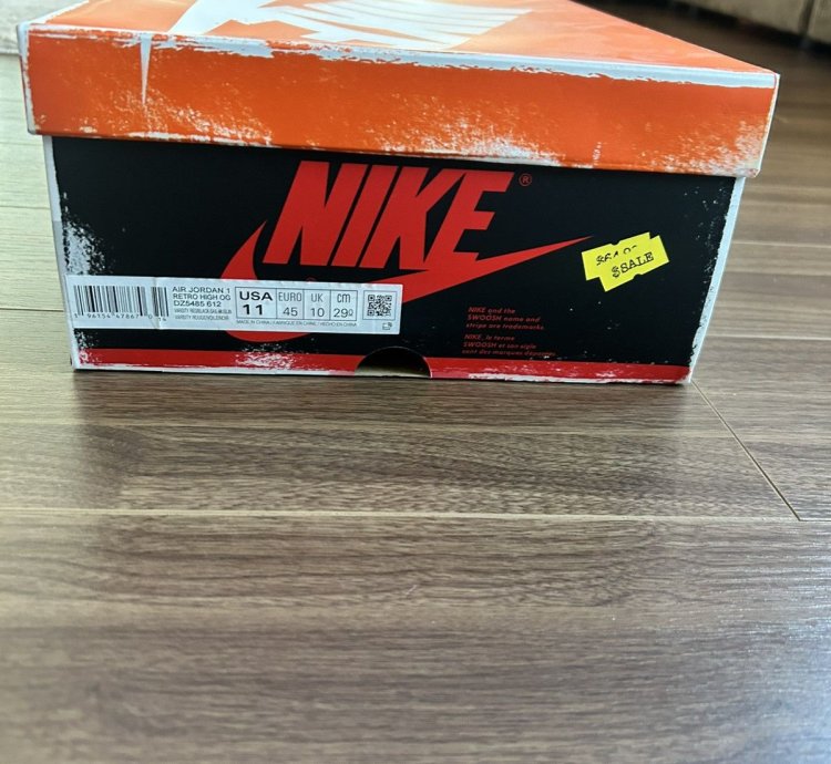 Air Jordan 1 Lost Found Sz 11