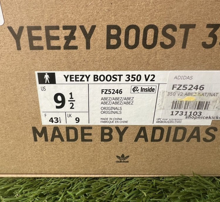 Yeezy 350 V2 Natural Size 9 5 Brand New