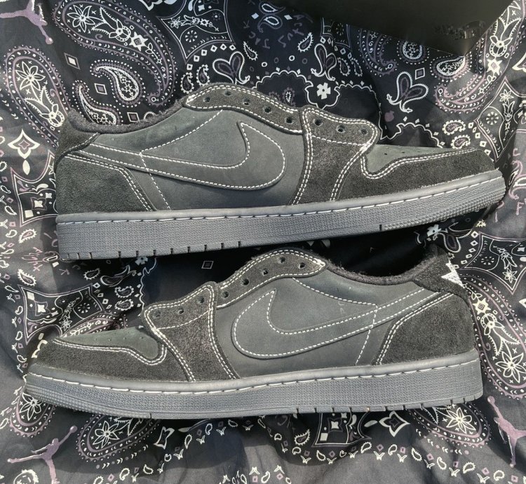 Air Jordan 1 Low Og Sp Travis Scott Black Phantom