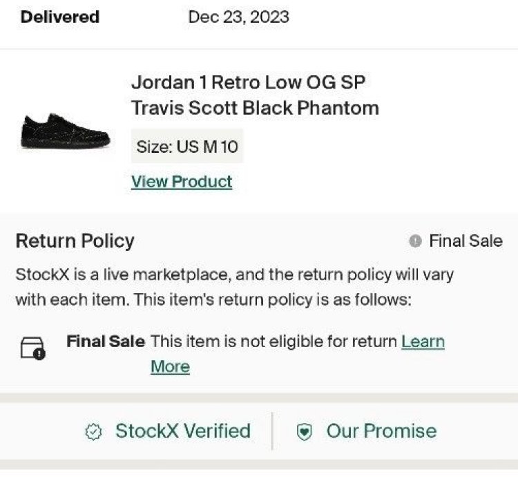 Air Jordan 1 Low Og Sp Travis Scott Black Phantom