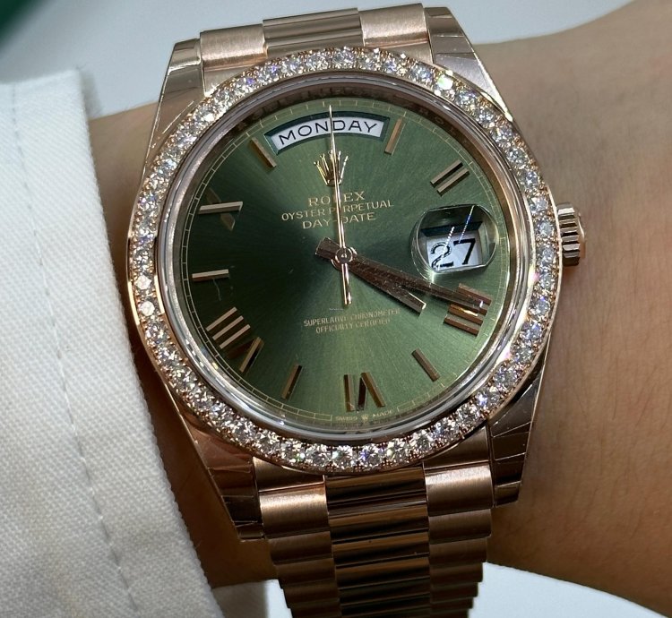 Rolex Day-date 40 40-228345rbr Green Roman