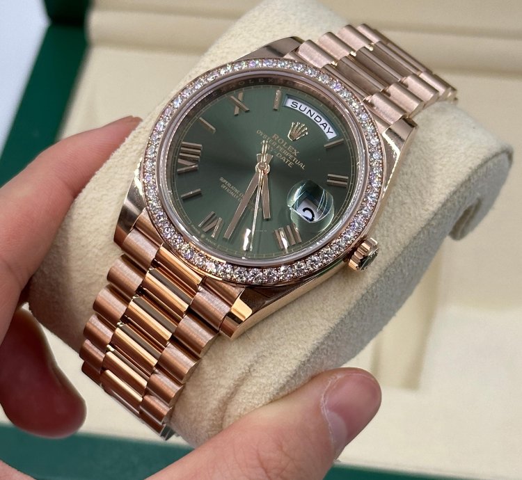 Rolex Day-date 40 40-228345rbr Green Roman
