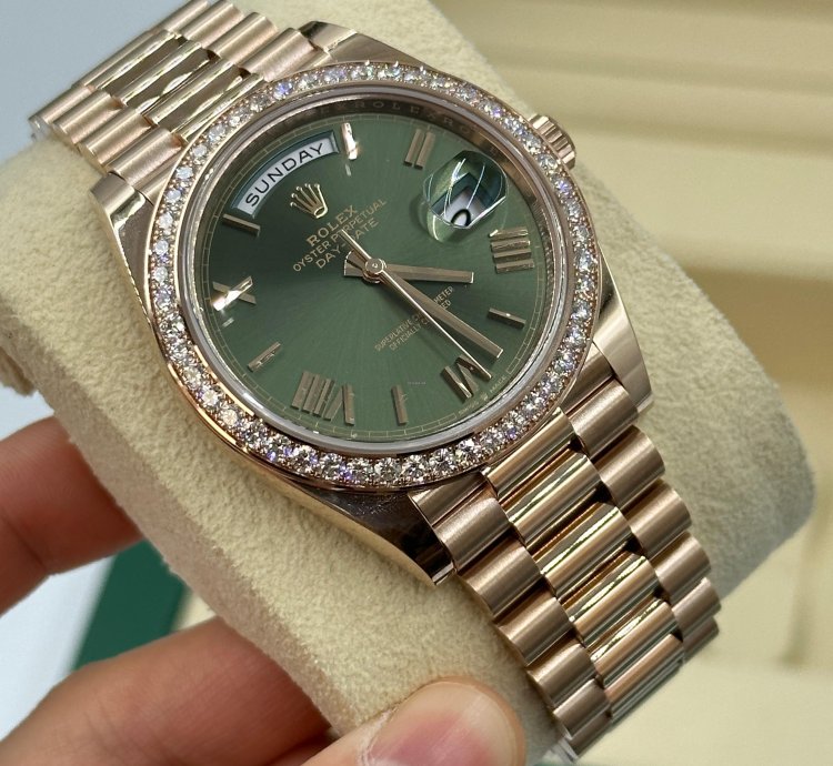 Rolex Day-date 40 40-228345rbr Green Roman