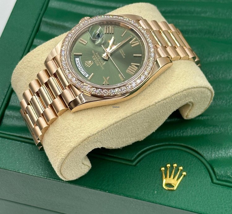 Rolex Day-date 40 40-228345rbr Green Roman