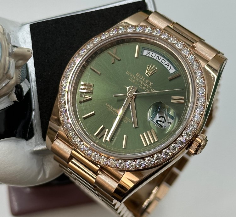 Rolex Day-date 40 40-228345rbr Green Roman