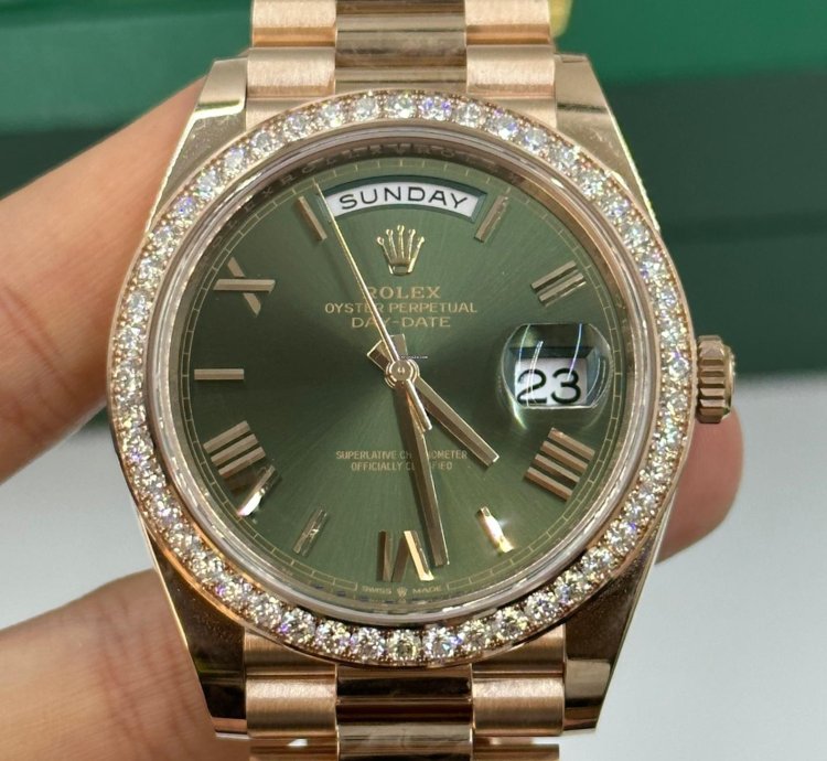 Rolex Day-date 40 40-228345rbr Green Roman