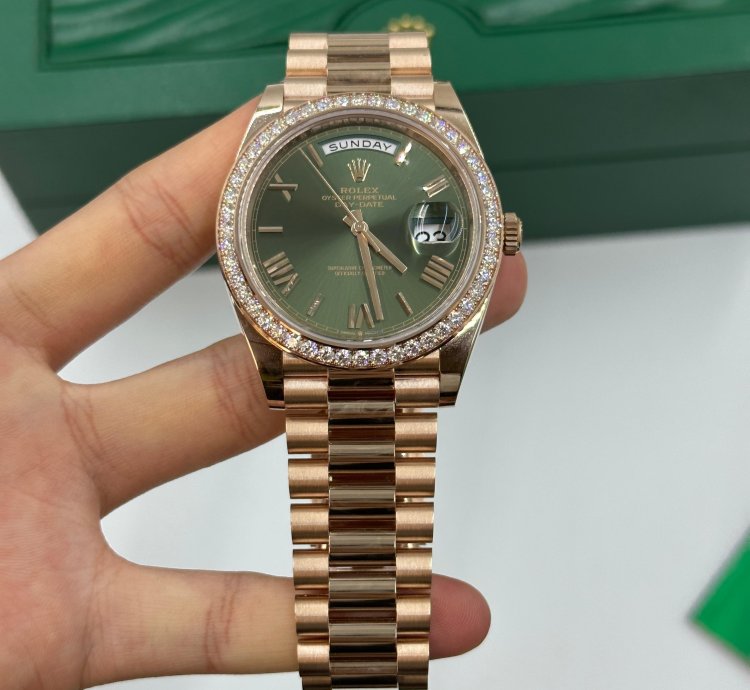 Rolex Day-date 40 40-228345rbr Green Roman