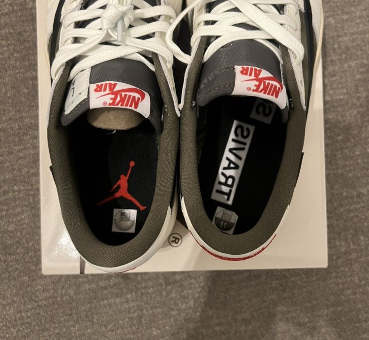 Air Jordan 1 Low Og Sp Travis Scott Reverse Medium Olive