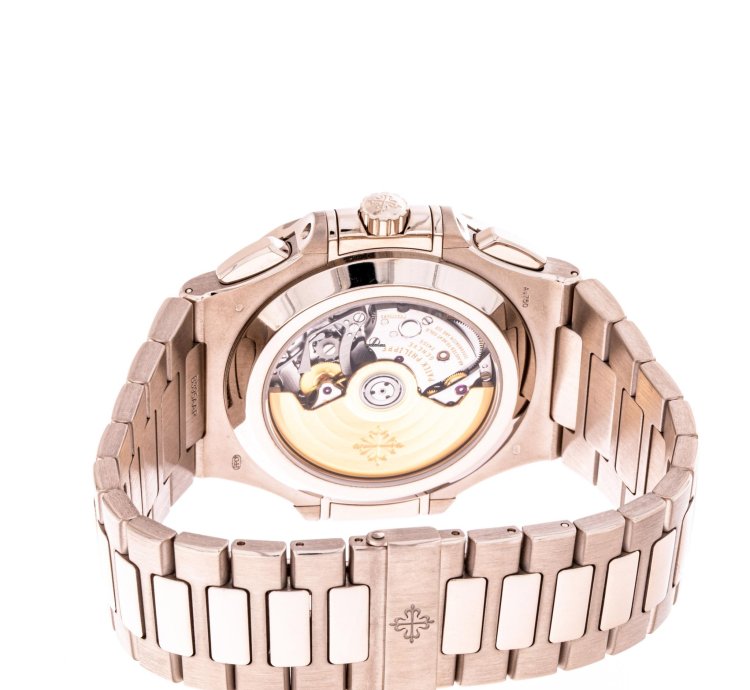 Patek Philippe Nautilus 44 White Gold 40th Anniversary 5976 1g-001 Like New 2017 Full Set