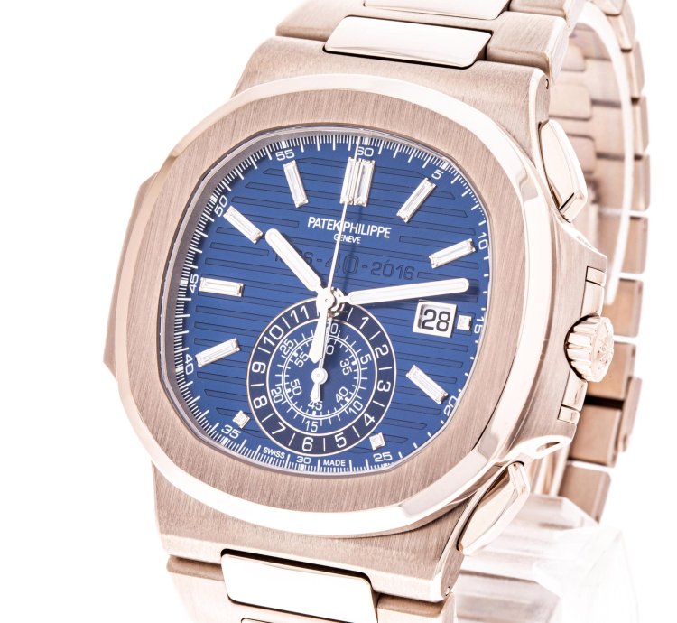 Patek Philippe Nautilus 44 White Gold 40th Anniversary 5976 1g-001 Like New 2017 Full Set