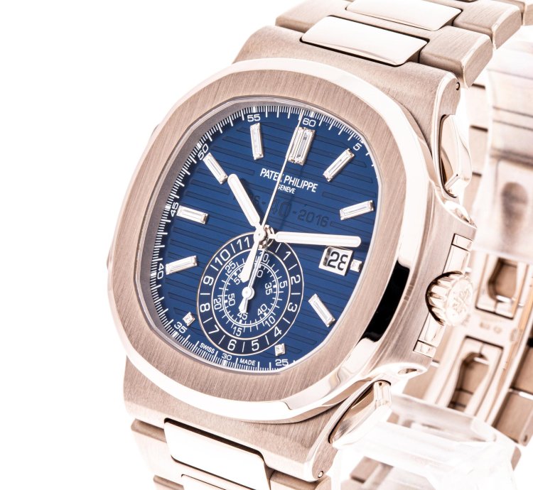 Patek Philippe Nautilus 44 White Gold 40th Anniversary 5976 1g-001 Like New 2017 Full Set