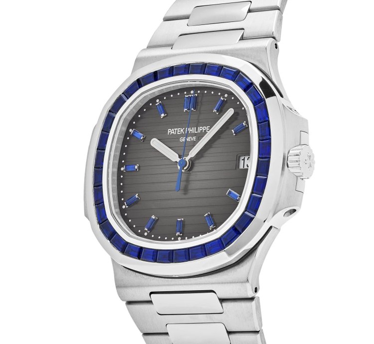 Patek Philippe Nautilus 5711 111p-001 Platinum Blue Sapphire