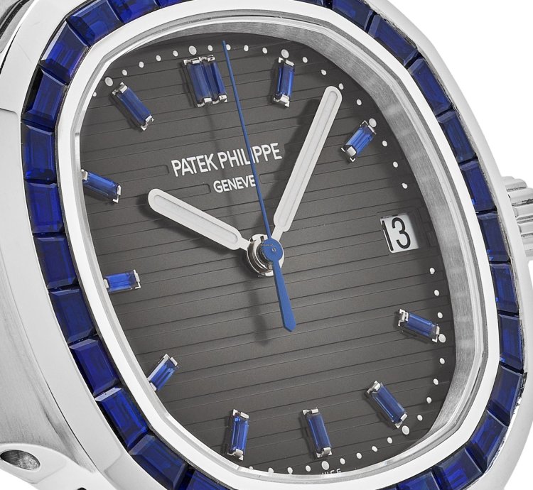Patek Philippe Nautilus 5711 111p-001 Platinum Blue Sapphire