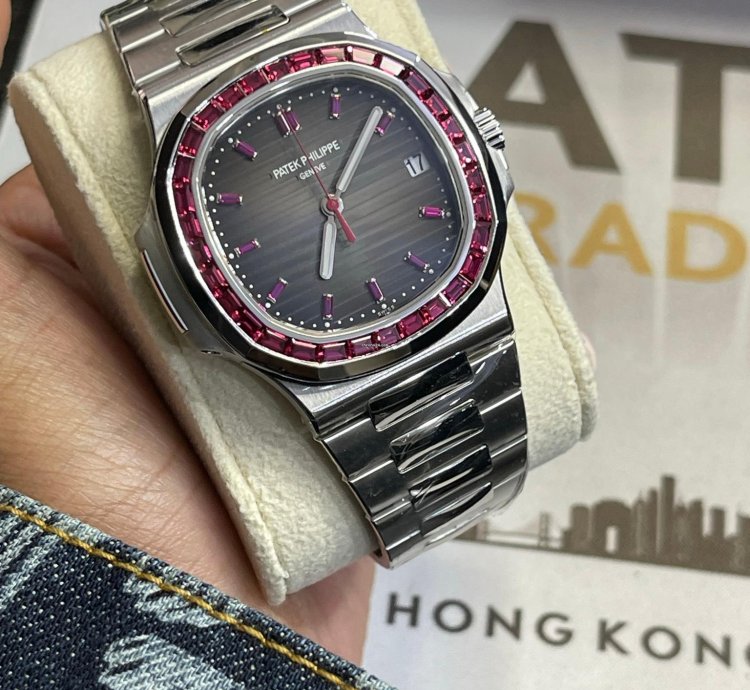 Patek Philippe Nautilus 5711 112p-010 Platinum Nautilus With Ruby Diamonds Unworn
