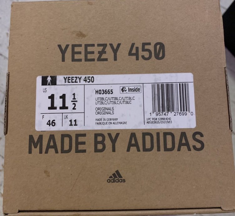 Yeezy 450 Utility Black Sz 11 5 Ds
