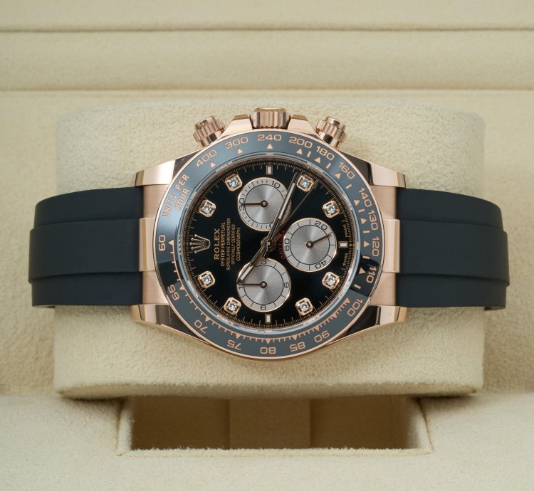 Rolex Daytona Cosmograph Daytona 126515ln Black Sundust Dial With Factory Diamonds