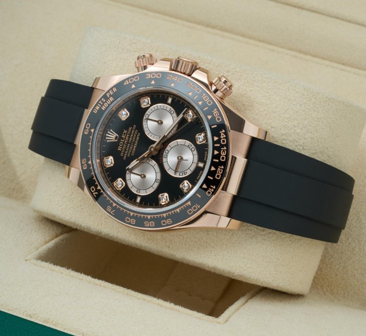 Rolex Daytona Cosmograph Daytona 126515ln Black Sundust Dial With Factory Diamonds