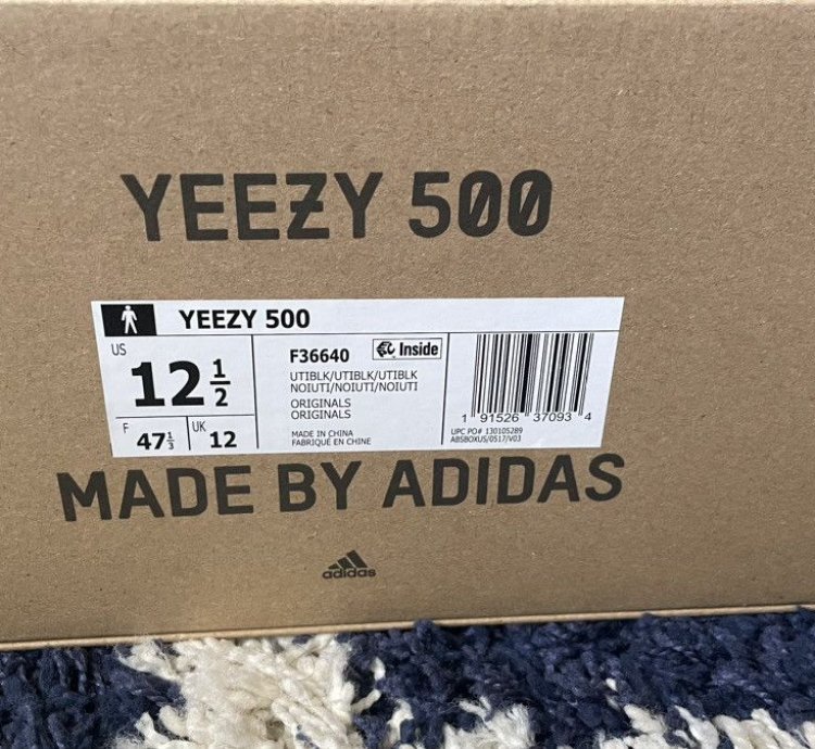 Yeezy 500 Utility Black