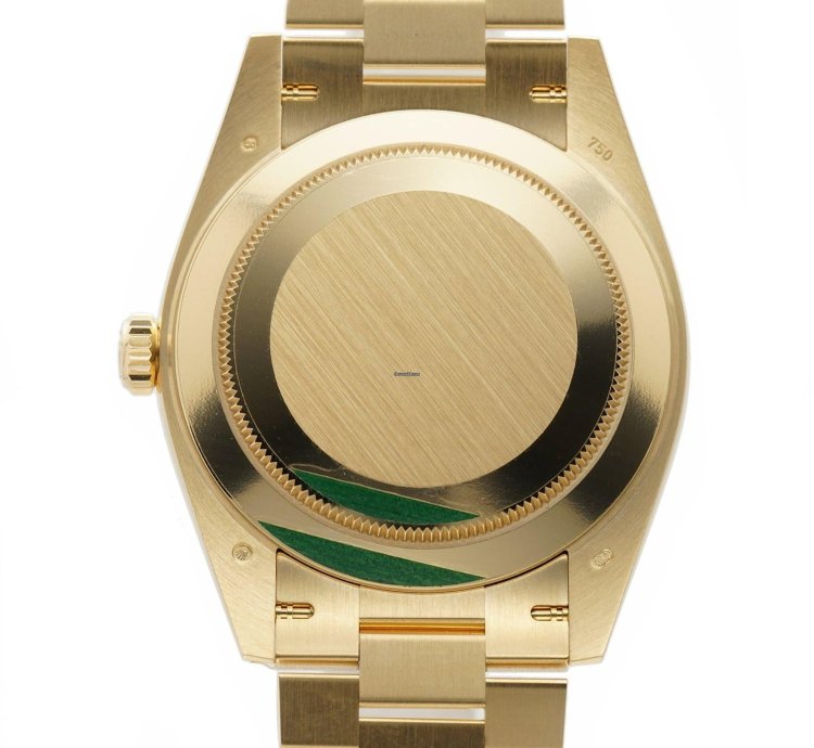 Rolex Day-date 40 40mm 18k Yellow Gold President Diamond Bezel Black Baguette Diamond Dial