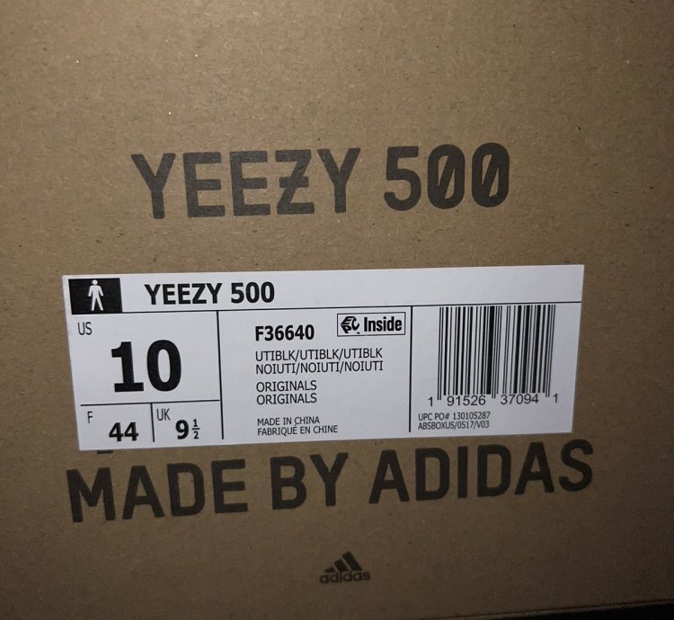 Yeezy 500 Utility Black 2023