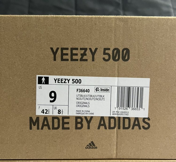 Yeezy 500 Utility Black Ds Size 9