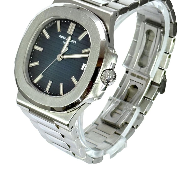Patek Philippe Nautilus 5711 1a-001 - 2007 - Nautilus - Box And Papers - Blue Dial - Rarer Geneva Seal Model