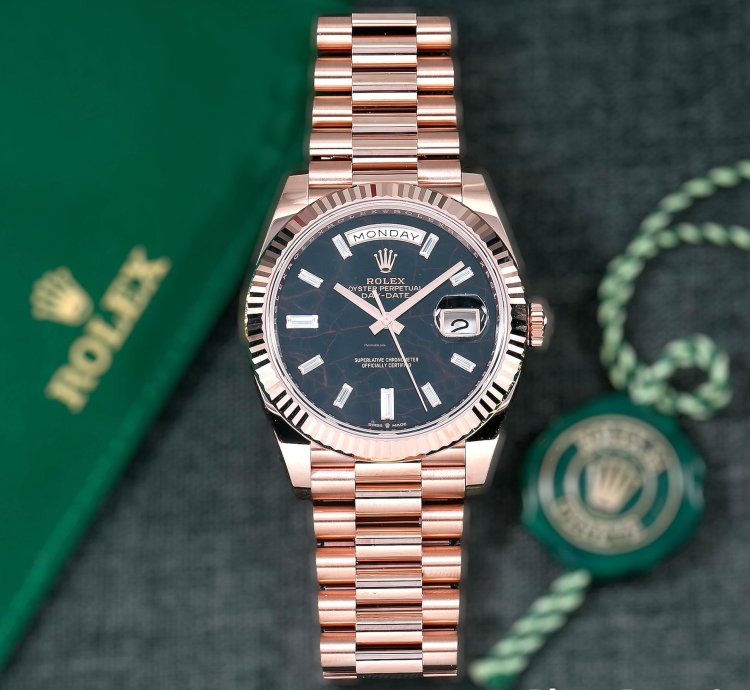 Rolex Day-date 40 40mm 228235 Eisenkiesel Dial Unworn Full Set