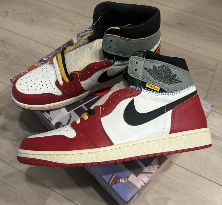 Air Jordan 1 Retro High Og Sp Union La Chicago Shadow Sz 12