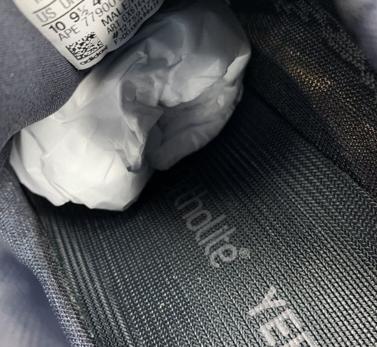 Yeezy 700 V3 Men Size 10 Dark Glow Adidas Black Sneakers