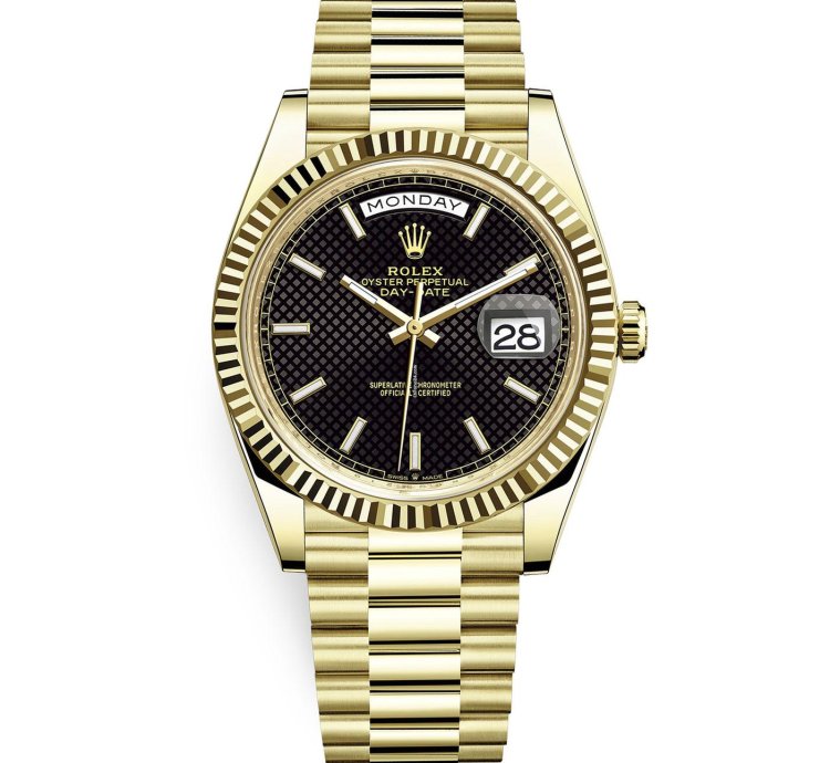 Rolex Day-date 40 40mm Black Index Dial 228238 New 2023