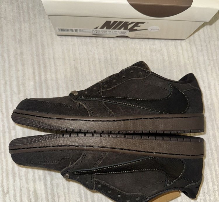 Air Jordan 1 Retro Low Travis Scott Velvet Brown Us 10 5