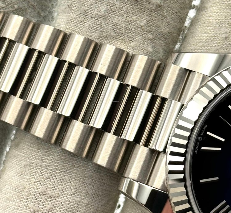 Rolex Day-date 40 40mm Blue Ombre Dial White Gold 228239 Unworn 2025
