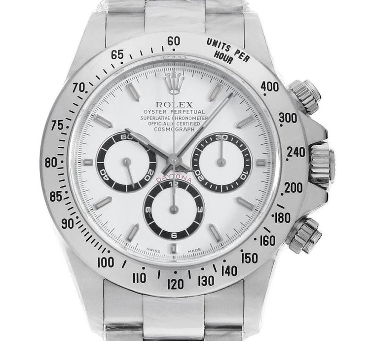 Rolex Daytona Cosmograph Daytona 16520 White Anumber Unused Mens