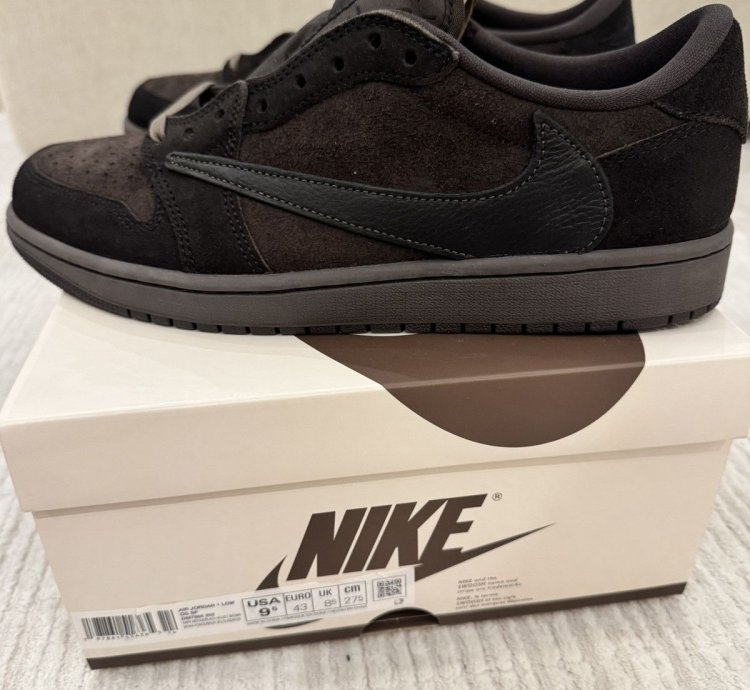 Air Jordan 1 Retro Low Travis Scott Velvet Brown Us 9 5