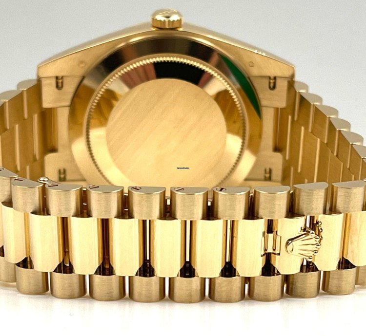 Rolex Day-date 40 40mm Champagne Roman Dial Yellow Gold Bracelet 228238 Unworn 2024