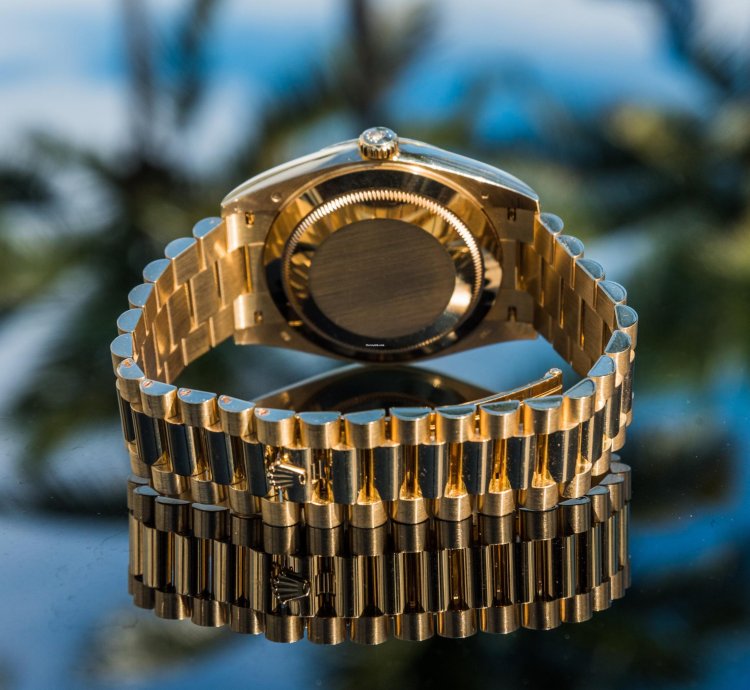 Rolex Day-date 40 40mm Champagne Stick