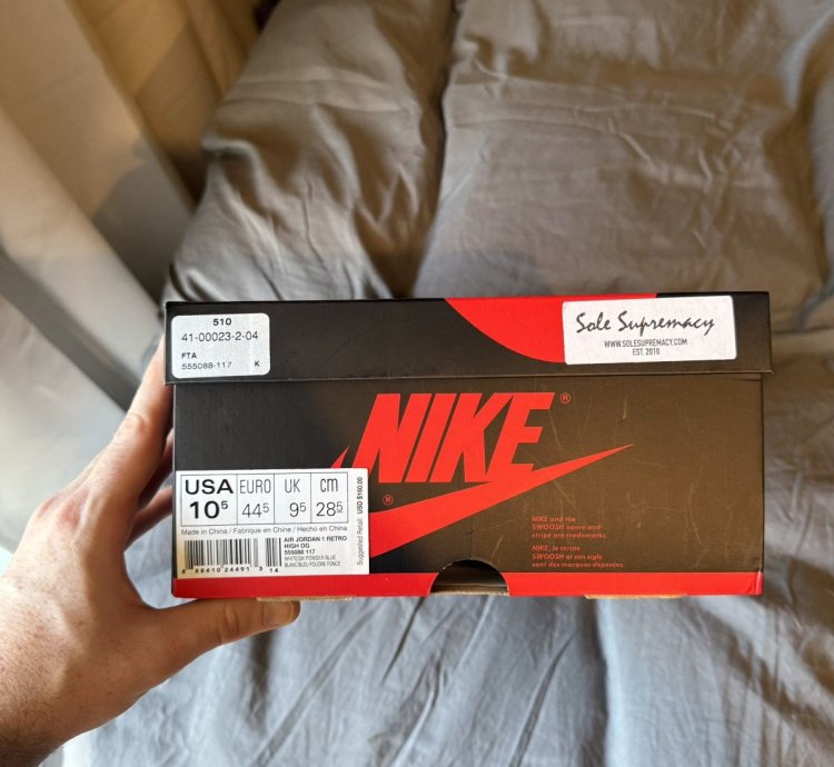 Air Jordan 1 Unc Powder Blue 2015 Size 10 5