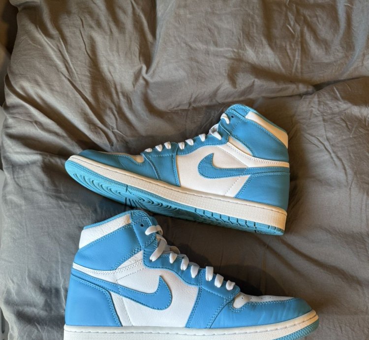 Air Jordan 1 Unc Powder Blue 2015 Size 10 5