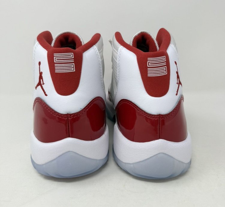 Air Jordan 11 Cherry Retro High Red White Sneakers 2022