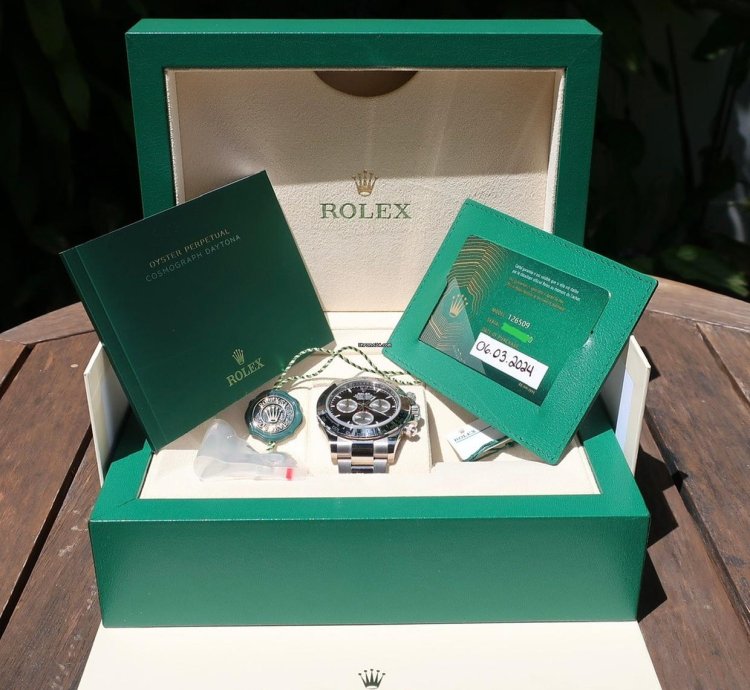Rolex Daytona Cosmograph Daytona 2023 2024 Rolex Daytona White Gold Black Dial Baby Le Mans
