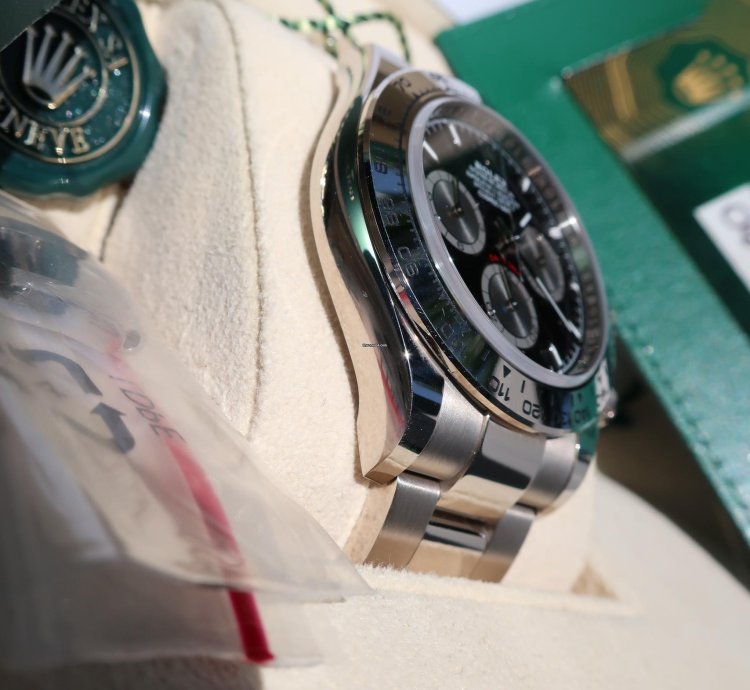 Rolex Daytona Cosmograph Daytona 2023 2024 Rolex Daytona White Gold Black Dial Baby Le Mans