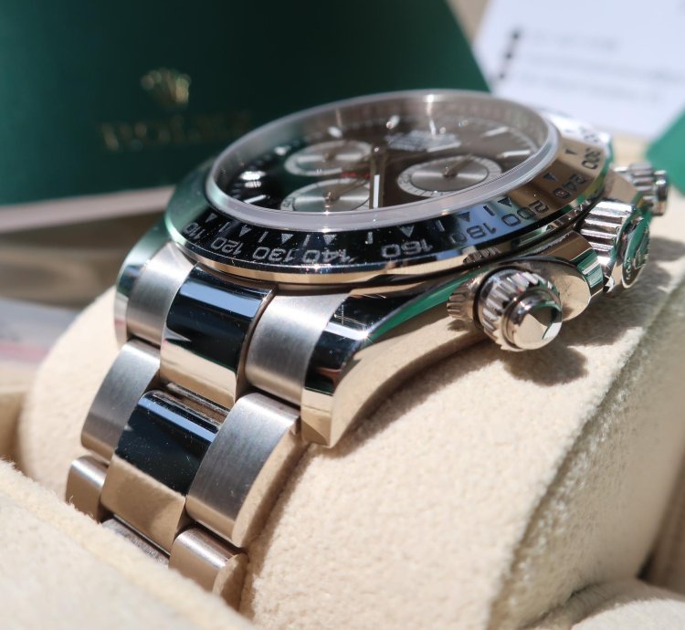 Rolex Daytona Cosmograph Daytona 2023 2024 Rolex Daytona White Gold Black Dial Baby Le Mans