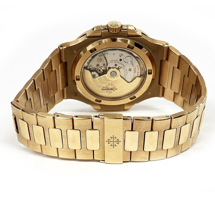 Patek Philippe Nautilus 5711 1r-001 Brown Dial 18k Rose Gold Automatic Men Watch 2017