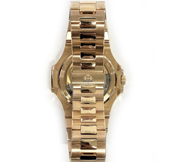 Patek Philippe Nautilus 5711 1r-001 Nautilus Brown Dial 18k Rose Gold Automatic Men Watch 2017