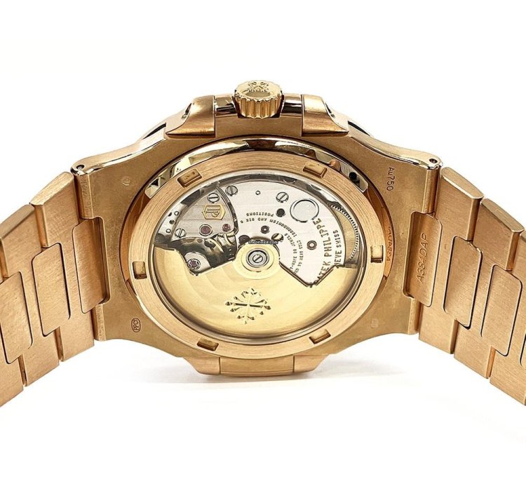 Patek Philippe Nautilus 5711 1r-001 Nautilus Brown Dial 18k Rose Gold Automatic Men Watch 2017
